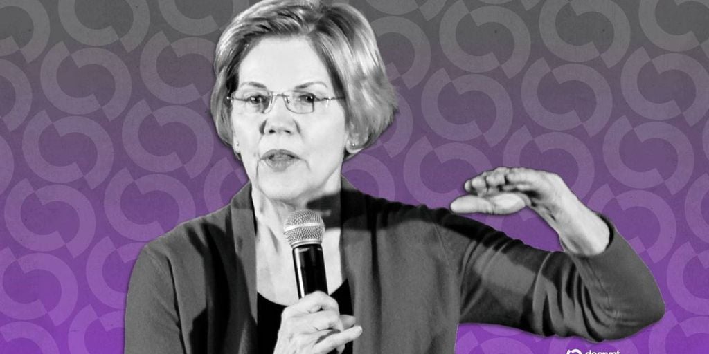 Elizabeth Warren, OCC Chief Spar Over Trump-Linked Crypto Bank Bid